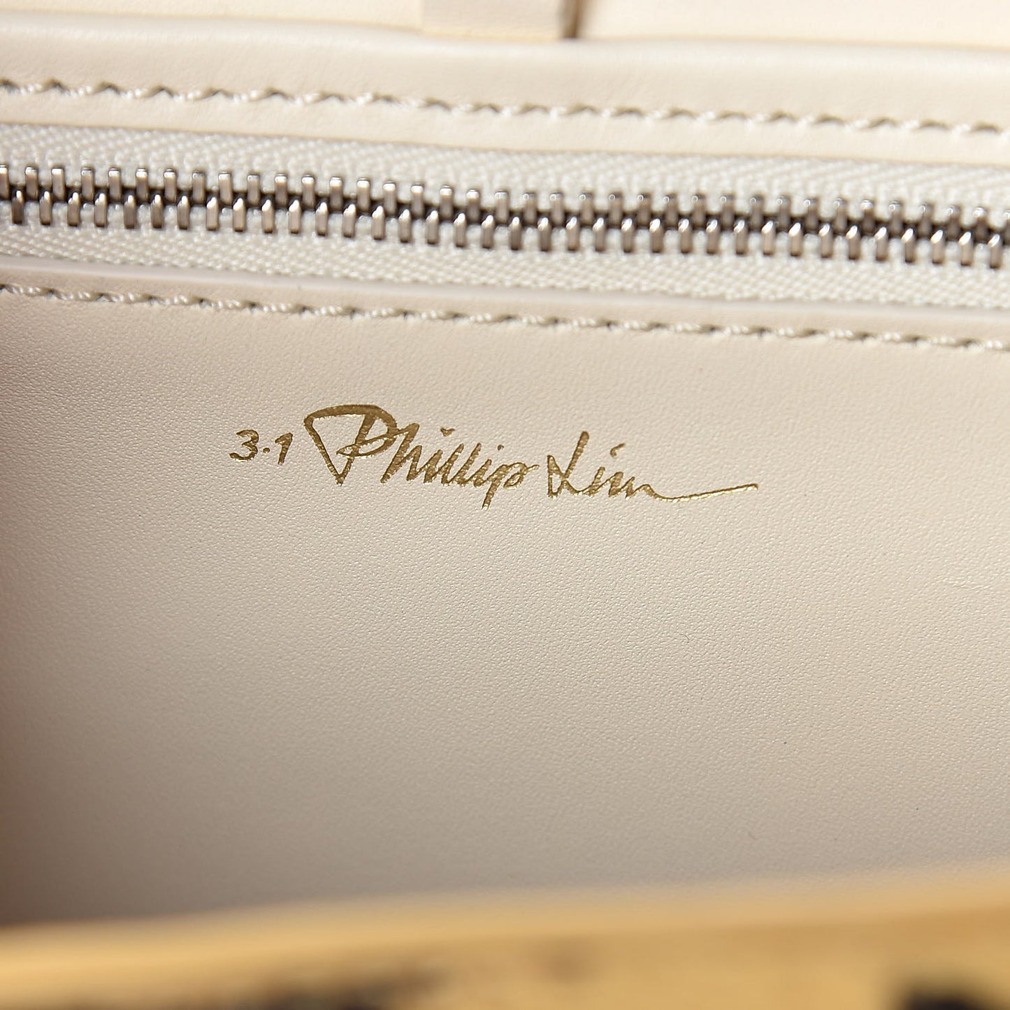 3.1 Calf Hair Tiger Print Mini Pashli Satchel White