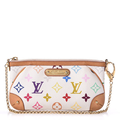 Louis Vuitton Monogram Multicolor Pochette Milla MM White 1 of 9
