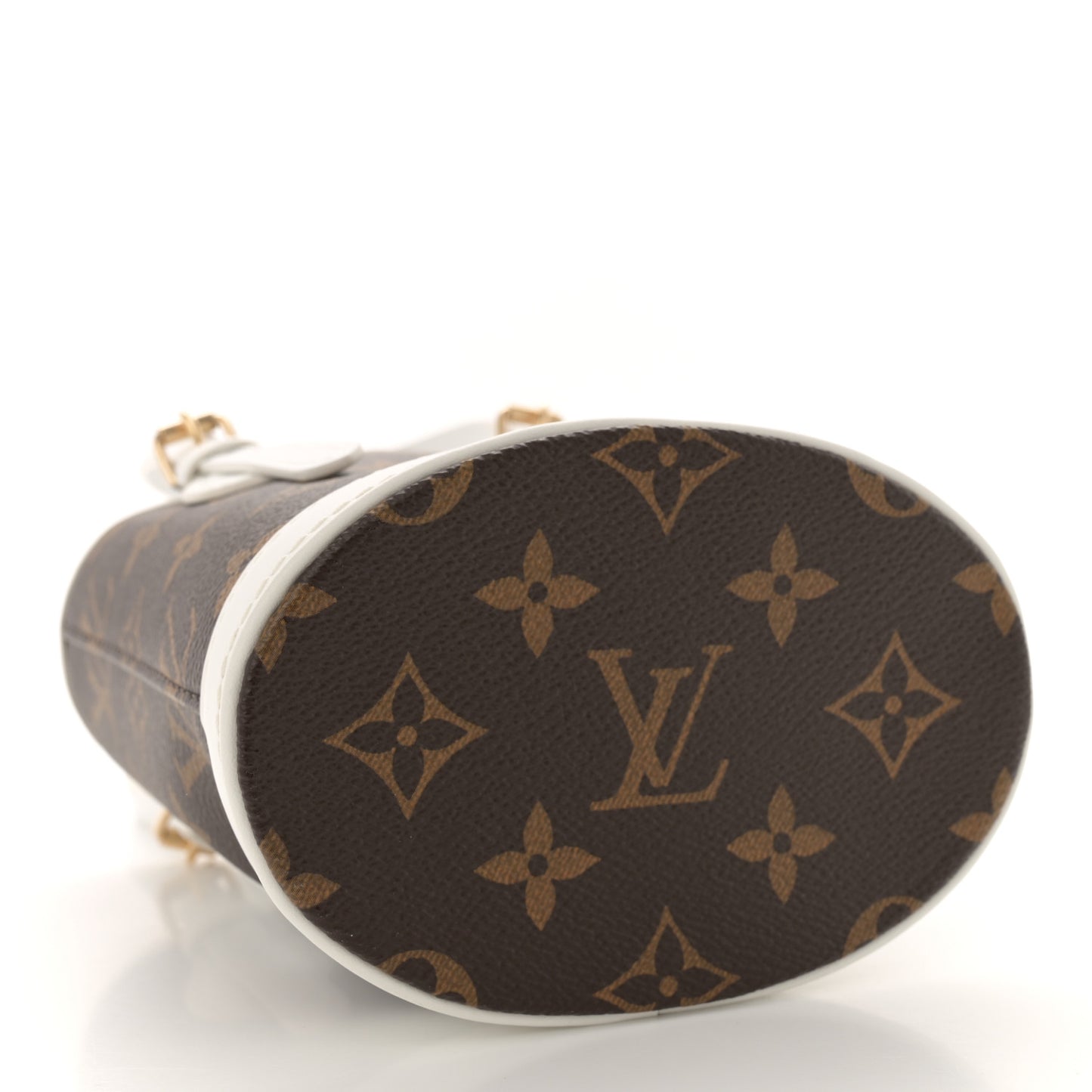 Monogram LV Match Nano Bucket Bag White