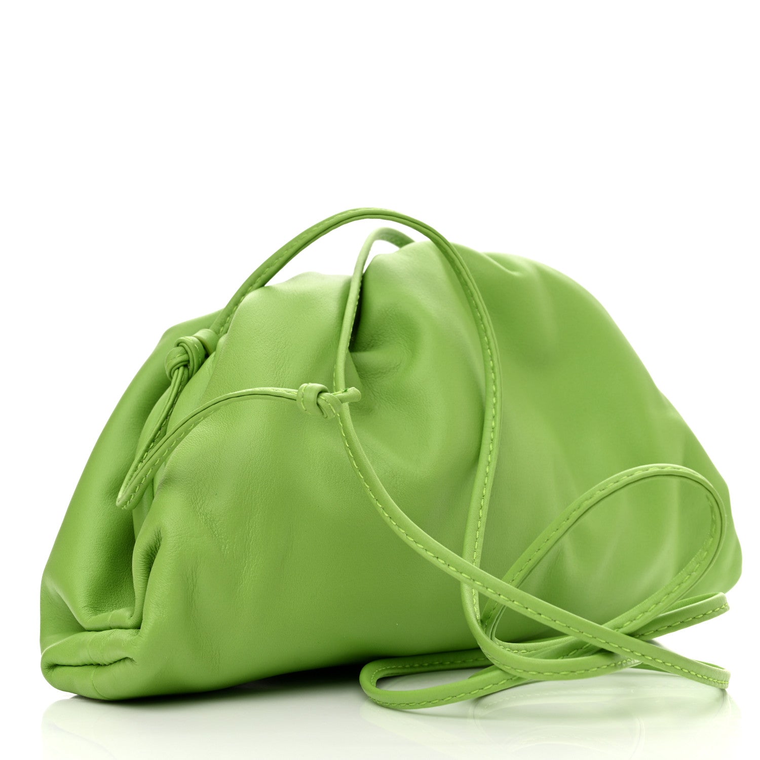 Bottega Veneta Butter Calfskin The Mini Pouch Acid Green 3 of 10