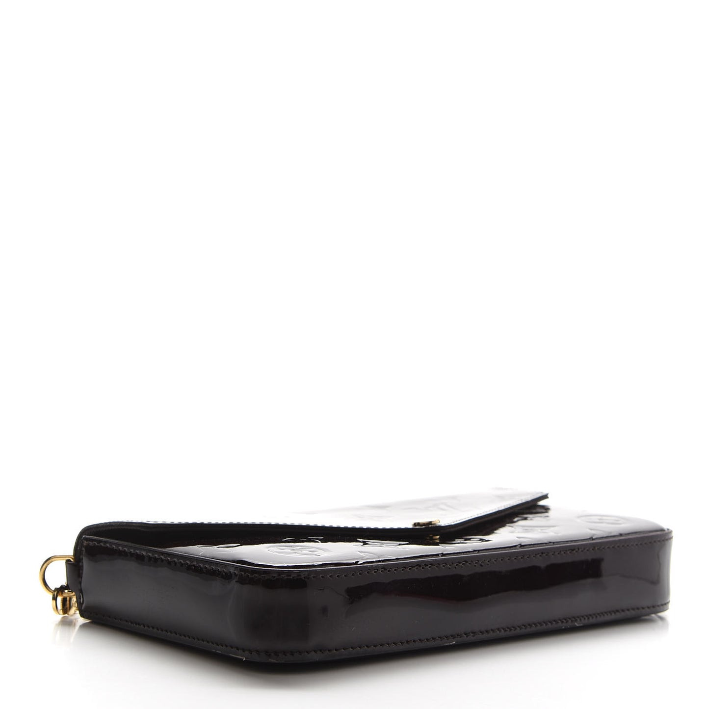 Vernis Pochette Felicie Chain Wallet Amarante