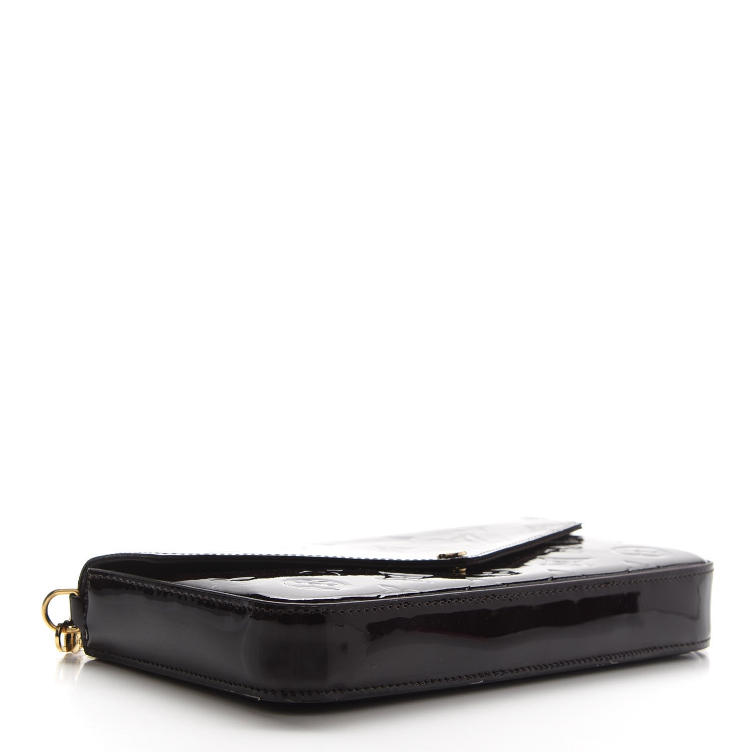Louis Vuitton Vernis Pochette Felicie Chain Wallet Amarante 5 of 9