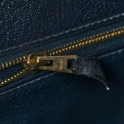 Hermes Ostrich Birkin 35 Bleu Indigo 19 of 44