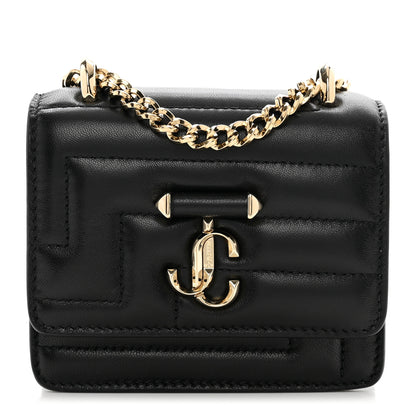 Jimmy Choo Nappa Quilted Varenne Micro Avenue Quad Black 1 of 8