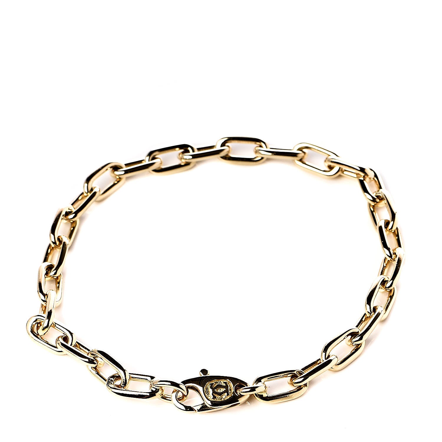 Cartier 18K Yellow Gold Spartacus Link Chain Bracelet 3 of 4