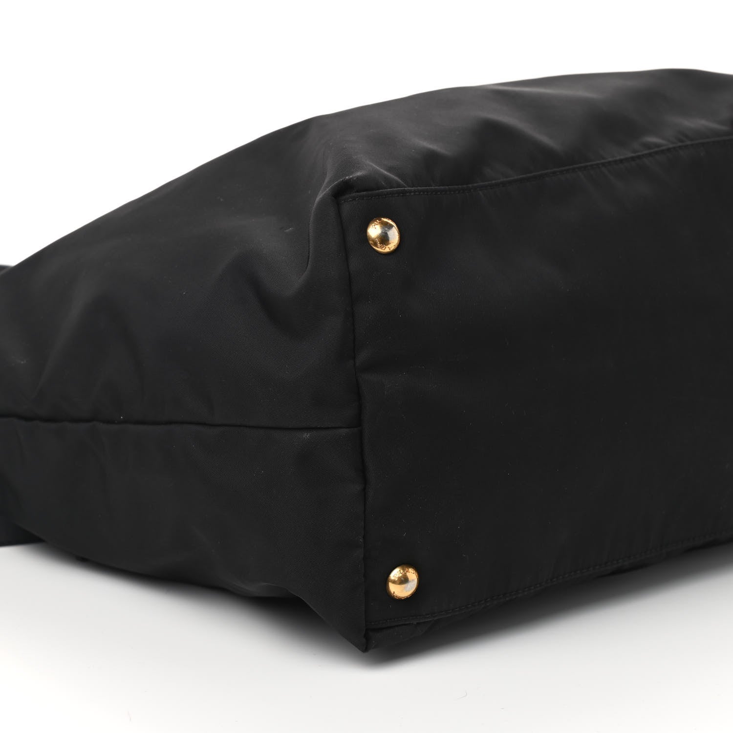 Prada Tessuto Nylon Saffiano Tote Black 9 of 10