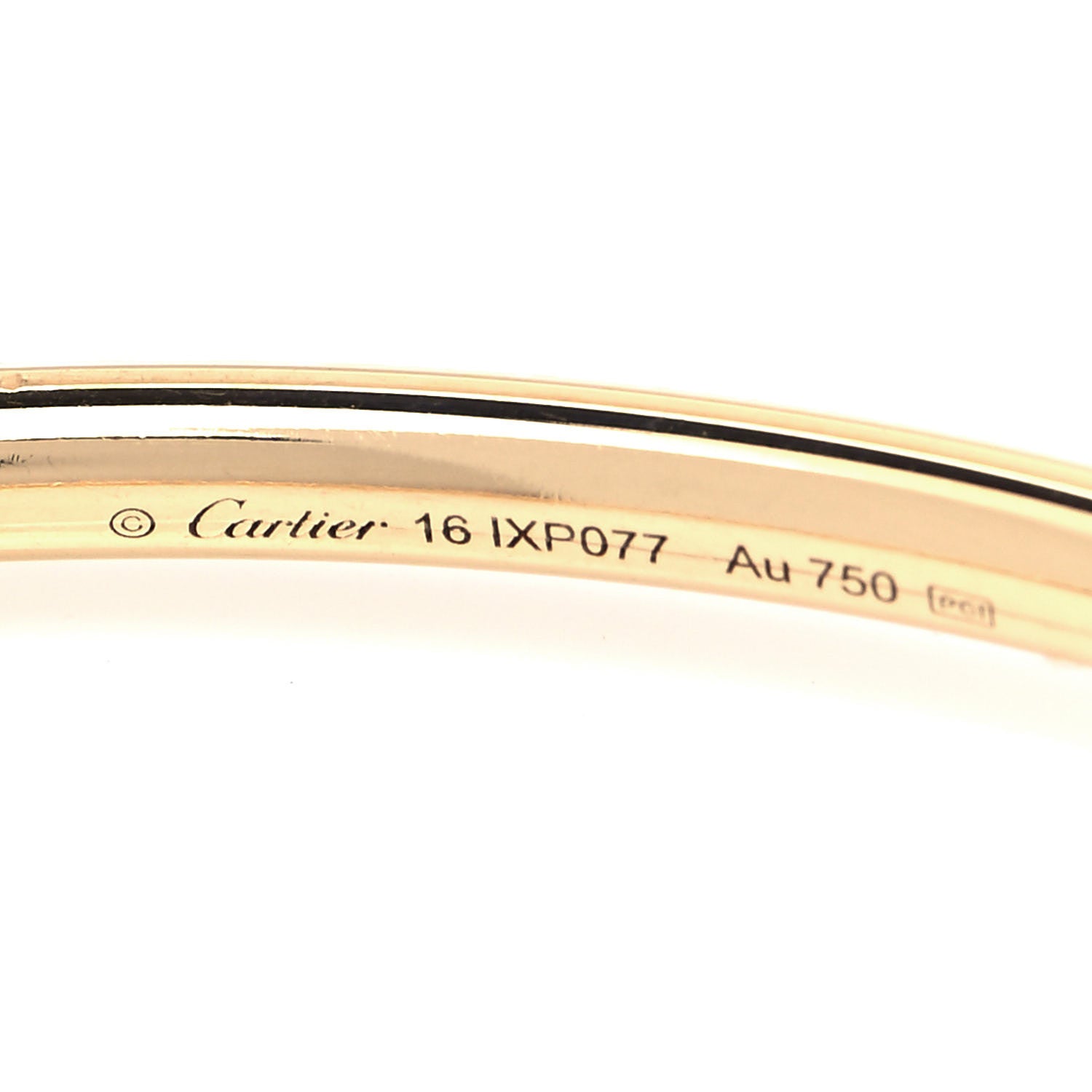 Cartier 18K Yellow Gold Small Juste Un Clou Bracelet 16 4 of 5