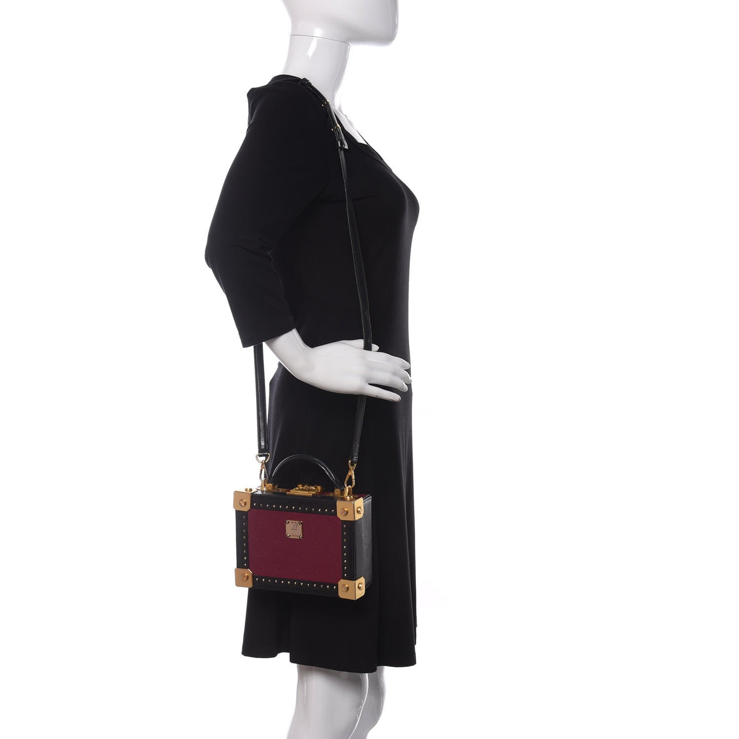 Odeon Calfskin Small Berlin Crossbody Purple