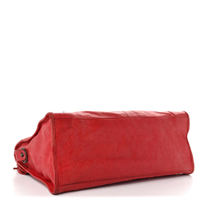 Balenciaga Agneau Classic Hardware Part Time Rouge Coquelicot 4 of 11