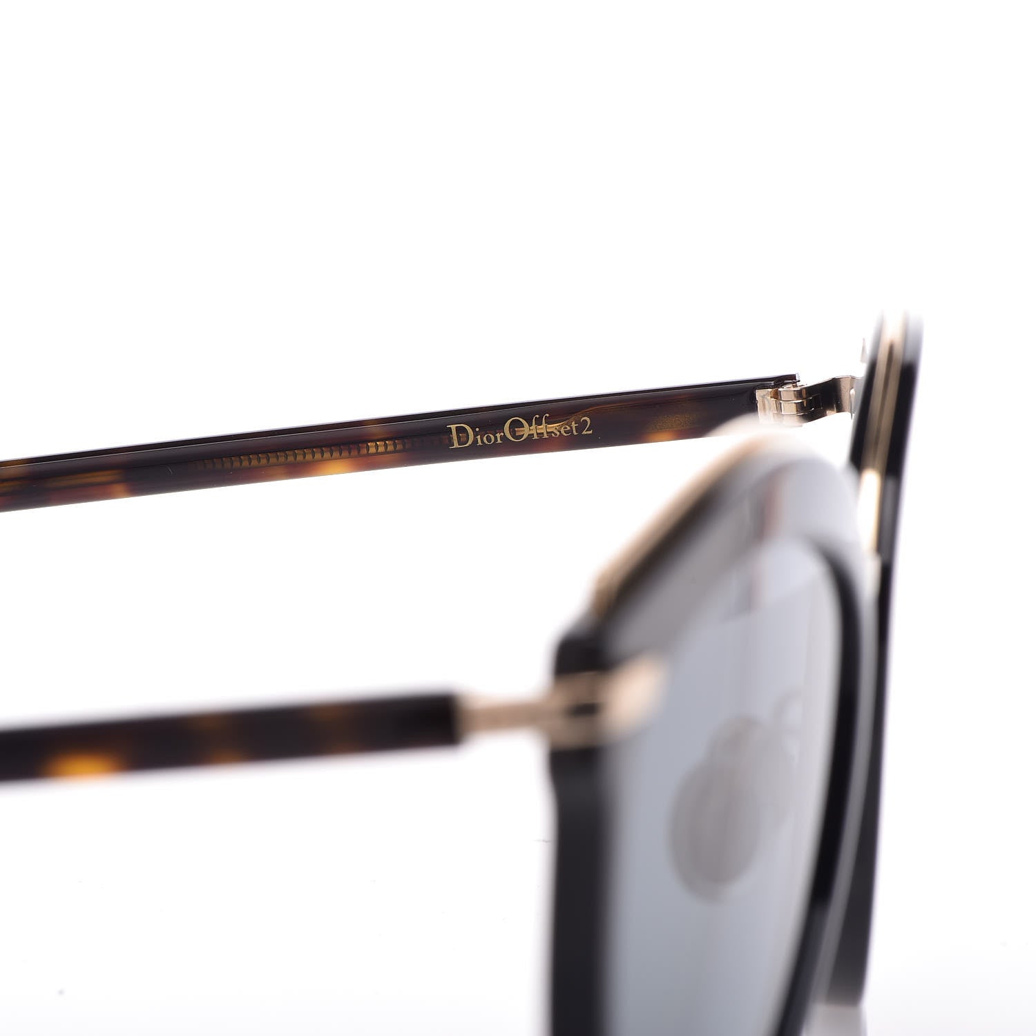 Christian Dior Oversized Offset 2 Sunglasses Black 5 of 9