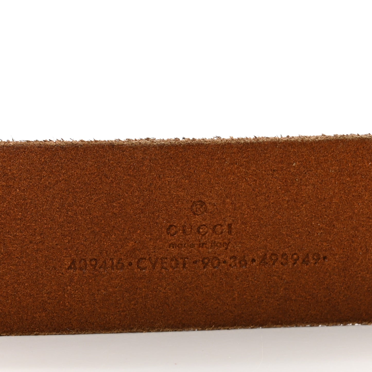 Faded Calfskin Double G 40mm Belt 90 36 Cuir