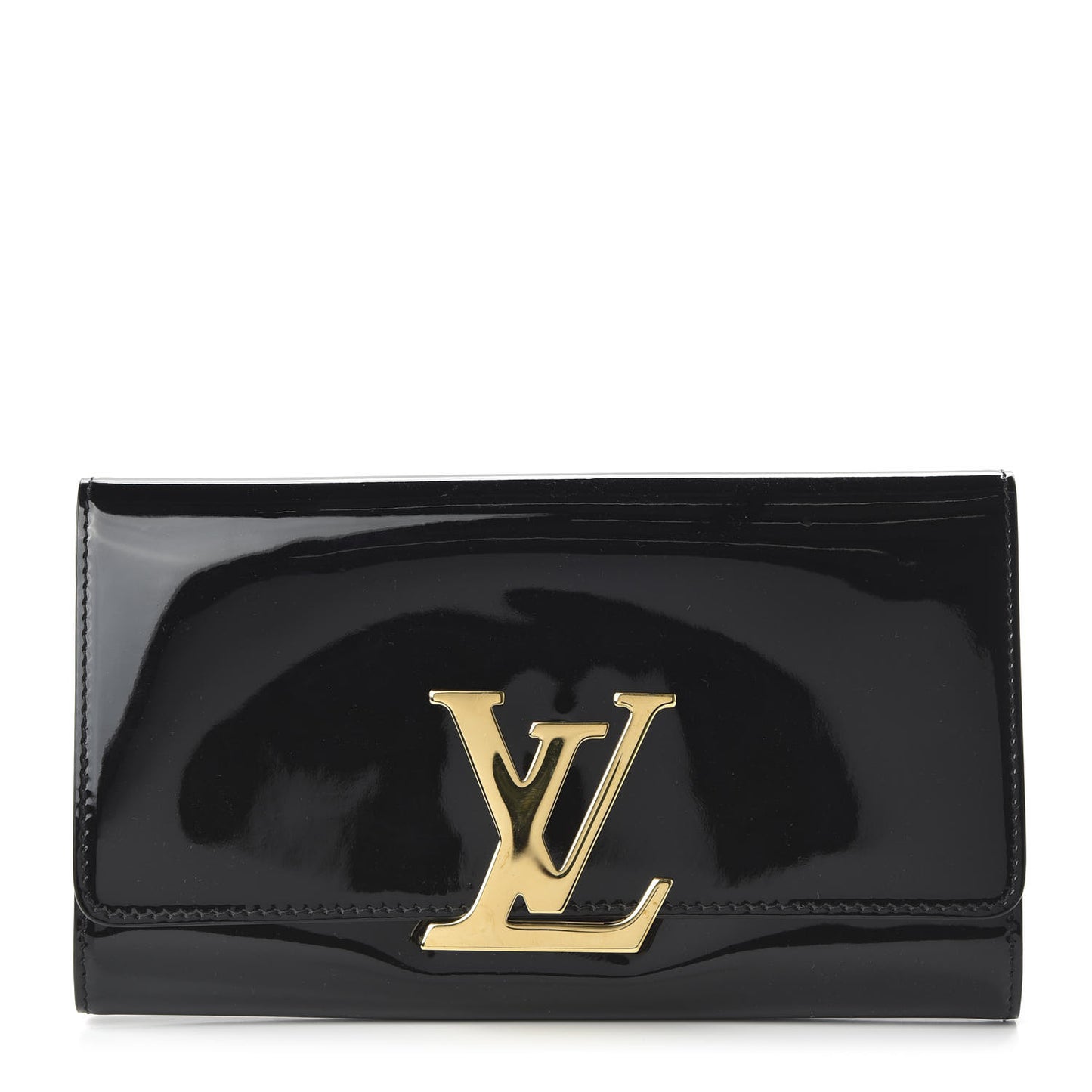 Patent Louise Wallet Black