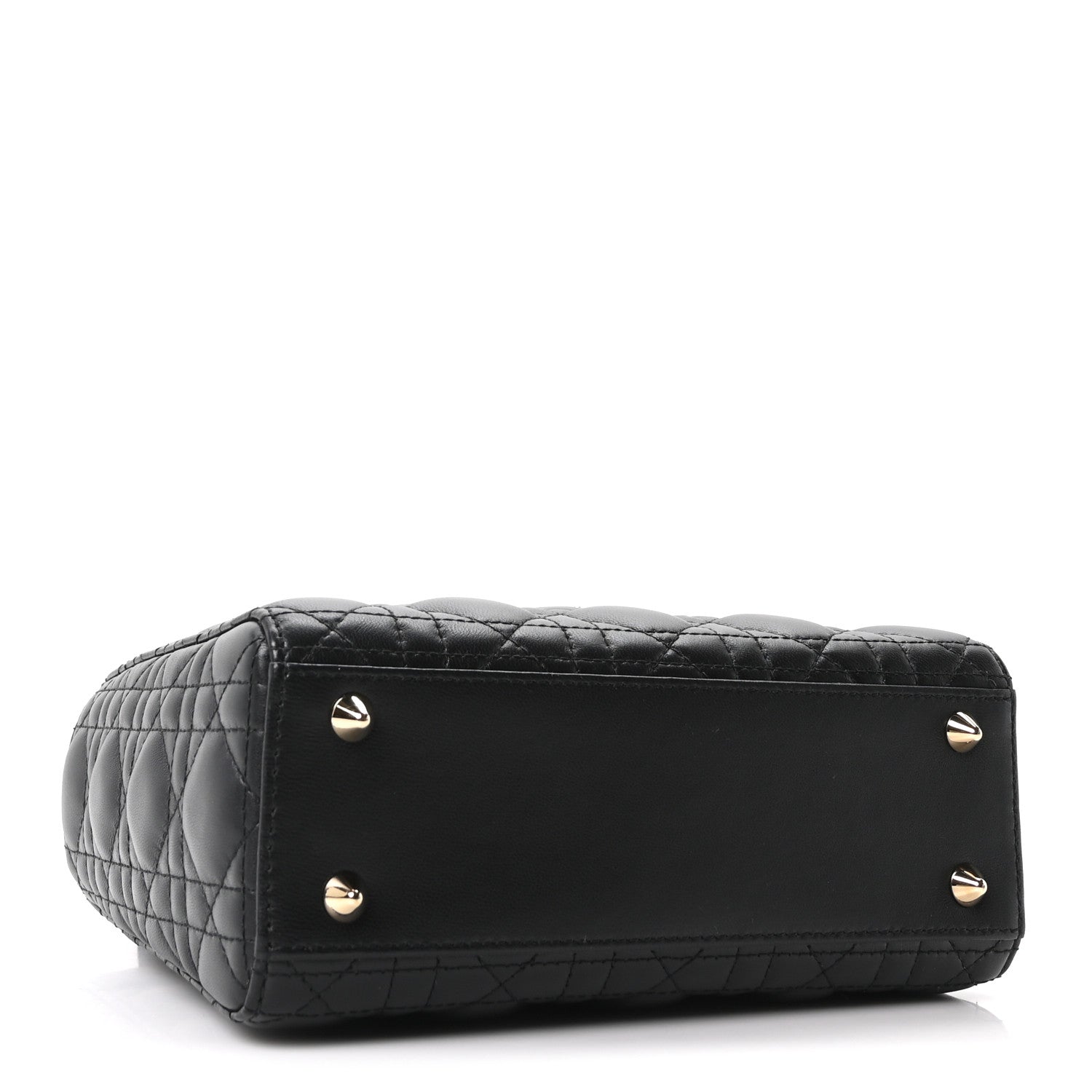 Christian Dior Lambskin Cannage Small My ABCDior Lady Dior Black 4 of 10