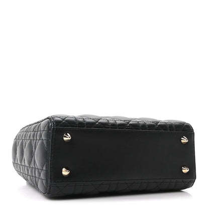 Christian Dior Lambskin Cannage Small My ABCDior Lady Dior Black 4 of 10