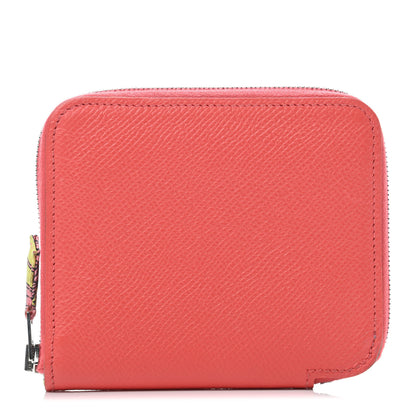 Hermes Epsom Silk'in Compact Wallet Rose Jaipur 1 of 4