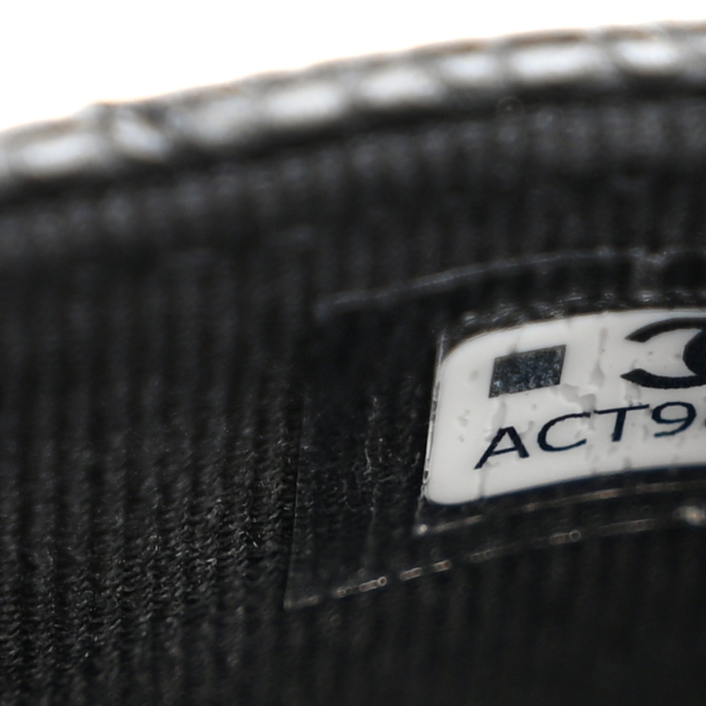 Caviar Quilted Flap Card Holder Wallet Black