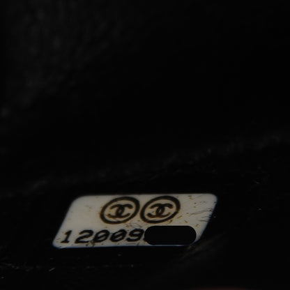 Chanel Patent Quilted 2.55 Ankle Wrist Bag Black 7 of 7