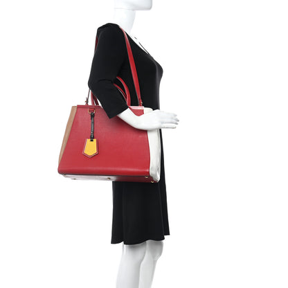 Fendi Vitello Elite Regular 2Jours Tote Multicolor 2 of 12