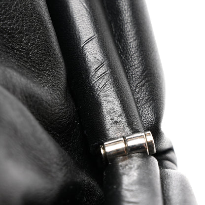 Bottega Veneta Smooth Butter Calf The Pouch Oversized Clutch Black 8 of 8