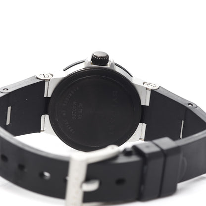 Bulgari Aluminum Rubber 29mm Diagono Quartz Watch 5 of 5
