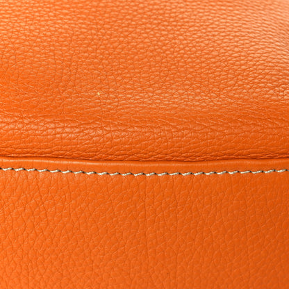 Prada Vitello Daino Tote Papaya 14 of 15