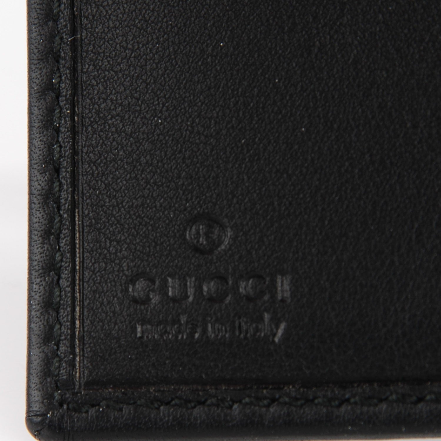 Gucci Calfskin Swarovski Crystal Mini GG Sparkling French Flap Wallet Black 6 of 8