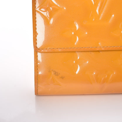 Louis Vuitton Vernis Sarah Wallet Jaune Passion 9 of 12