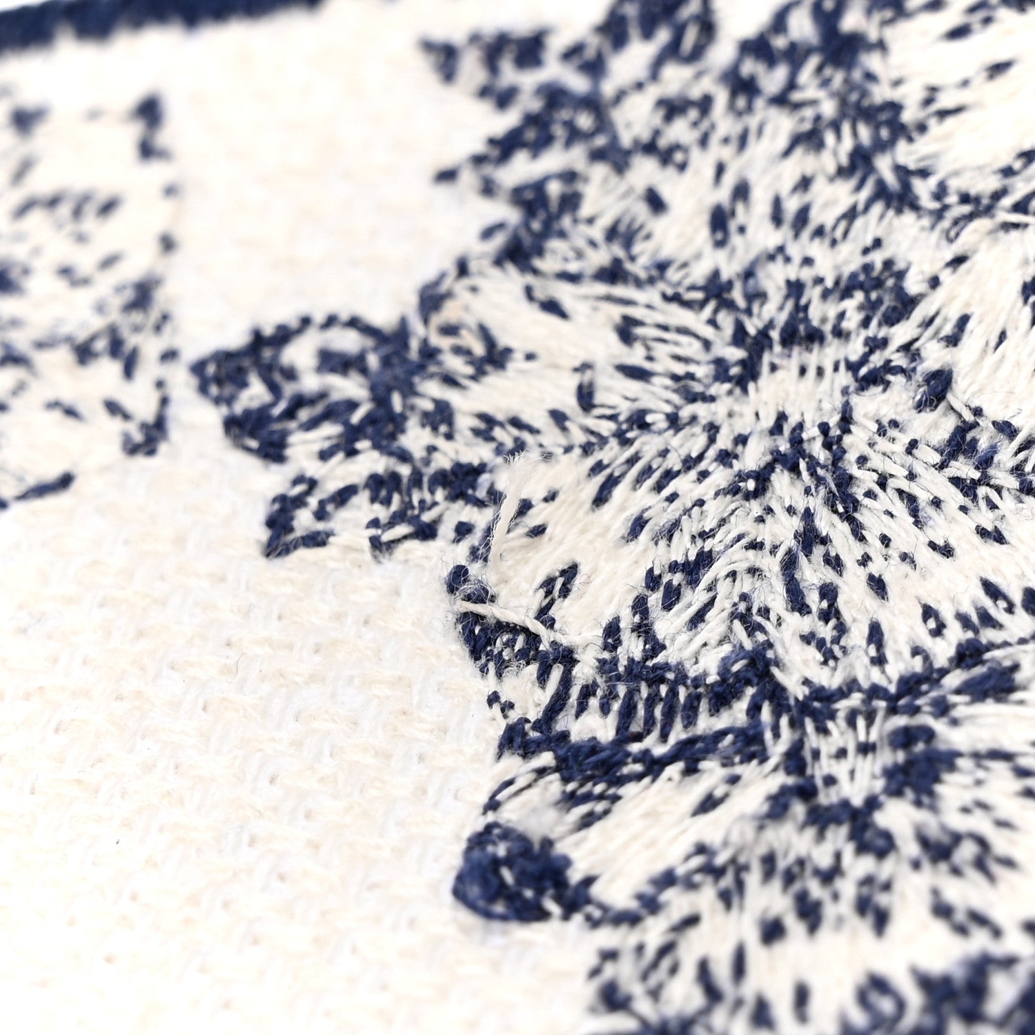 Christian Dior Canvas Reverse Embroidered Rêve d'Infini Medium Lady D-Lite Blue Multicolor 12 of 18