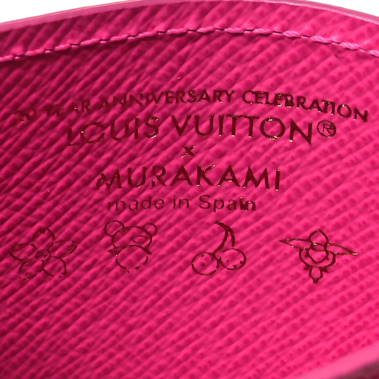 LV X TM Monogram Multicolor Card Holder Kawaii Pink