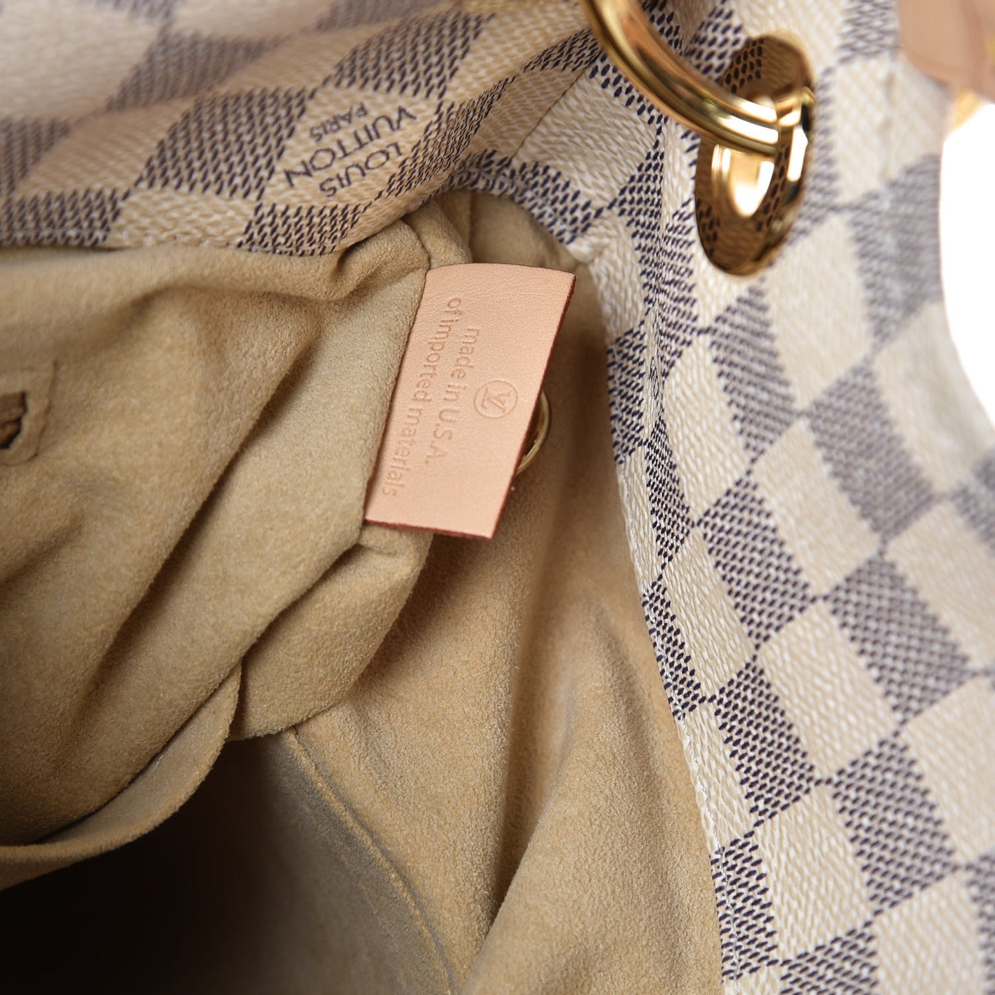 Damier Azur Artsy MM
