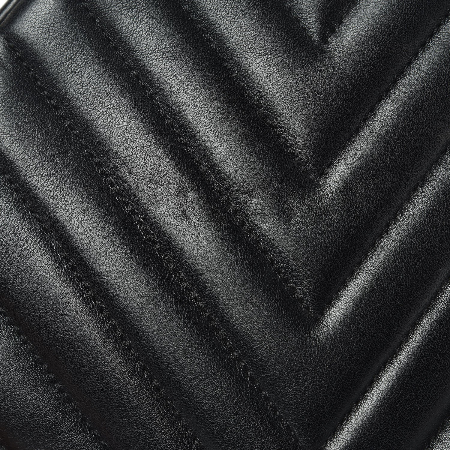 Chanel Lambskin Chevron Quilted Round Evening Bag Black 11 of 12