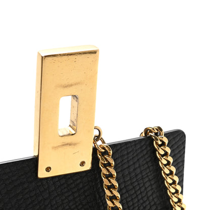 Chloe Textured Calfskin Lambskin Nano Drew Shoulder Bag Black 12 of 15