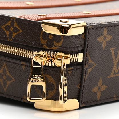 Louis Vuitton X NBA Grained Calfskin Monogram Handle Trunk Brown 8 of 9