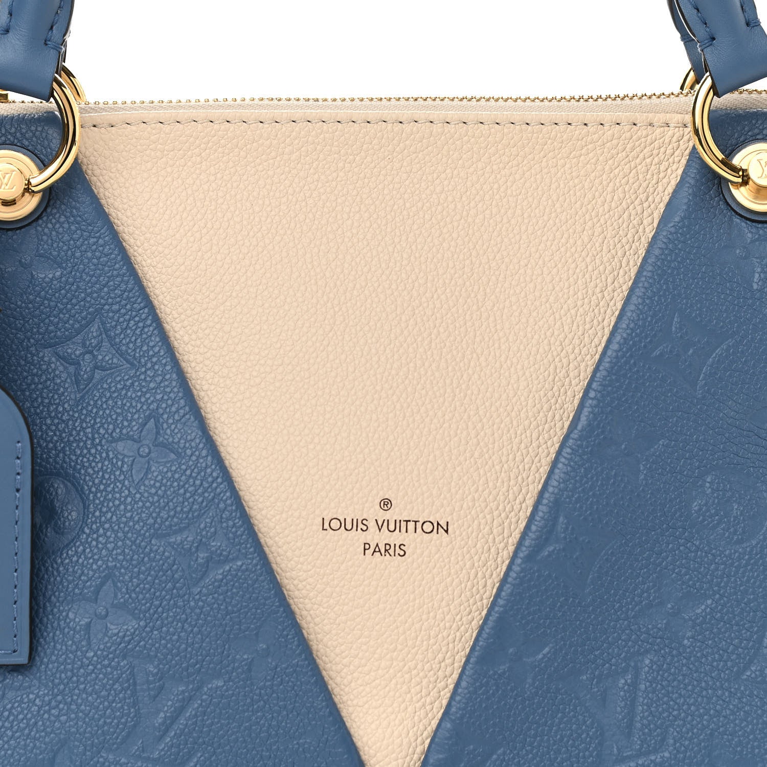 Louis Vuitton Empreinte V Tote BB Denim Creme 8 of 10