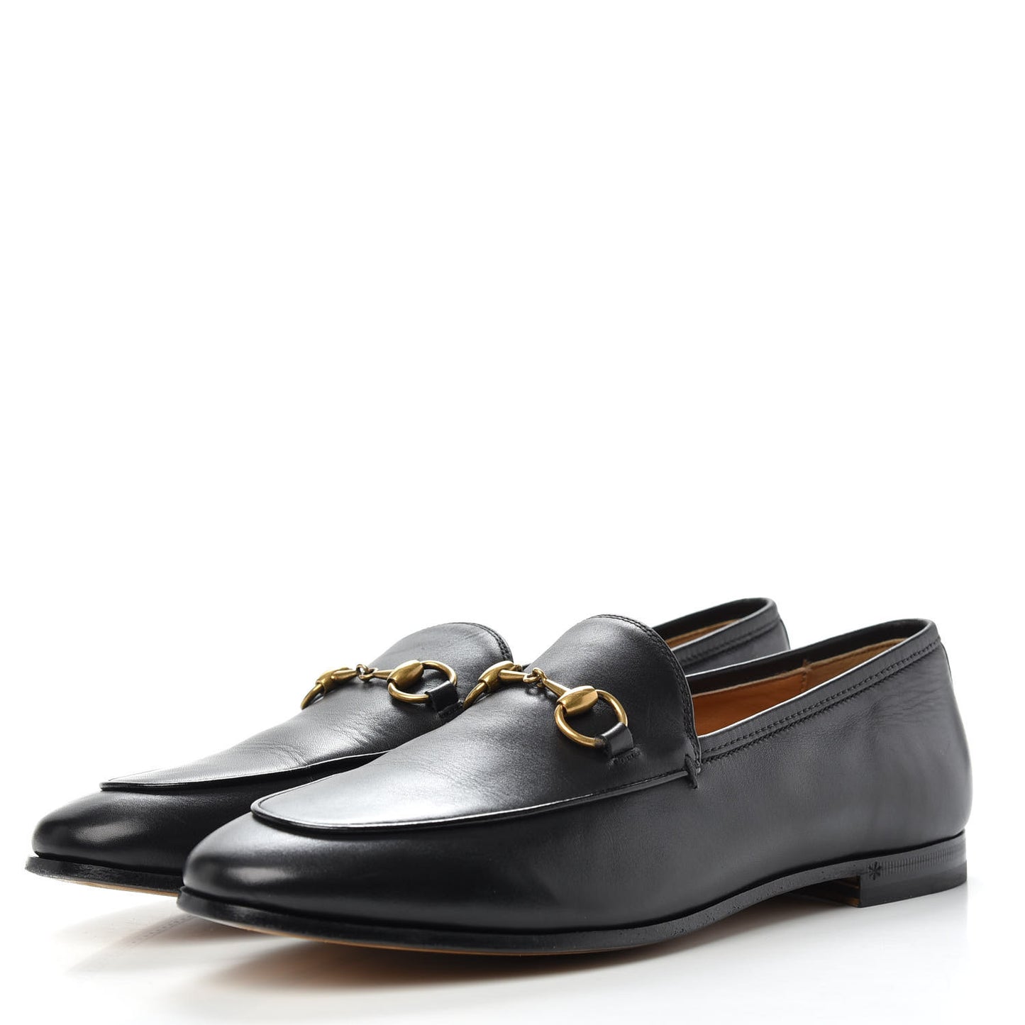 Calfskin Womens Jordaan Loafers 37.5 Black
