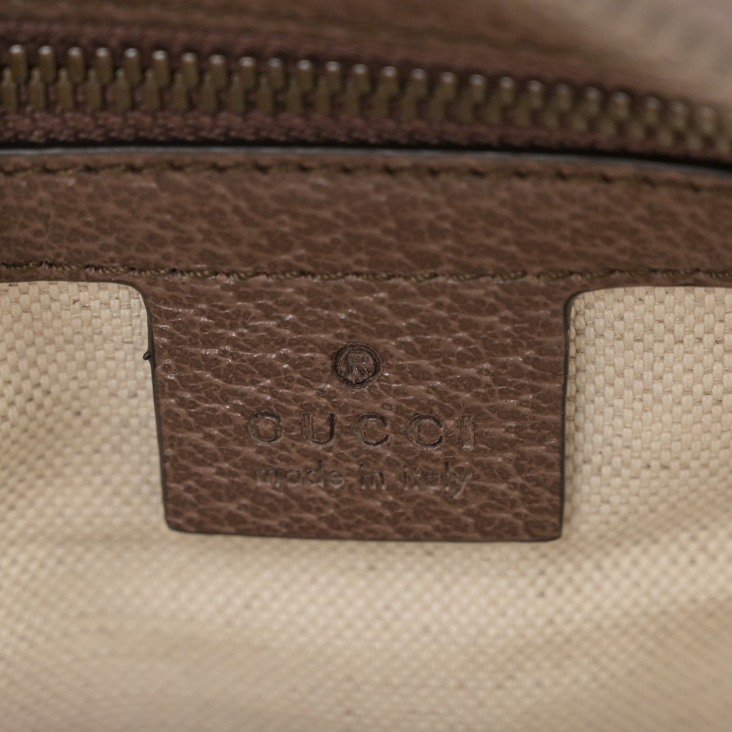 Gucci GG Supreme Monogram Calfskin Web Small Ophidia Day Backpack Beige Ebony New Acero 6 of 10