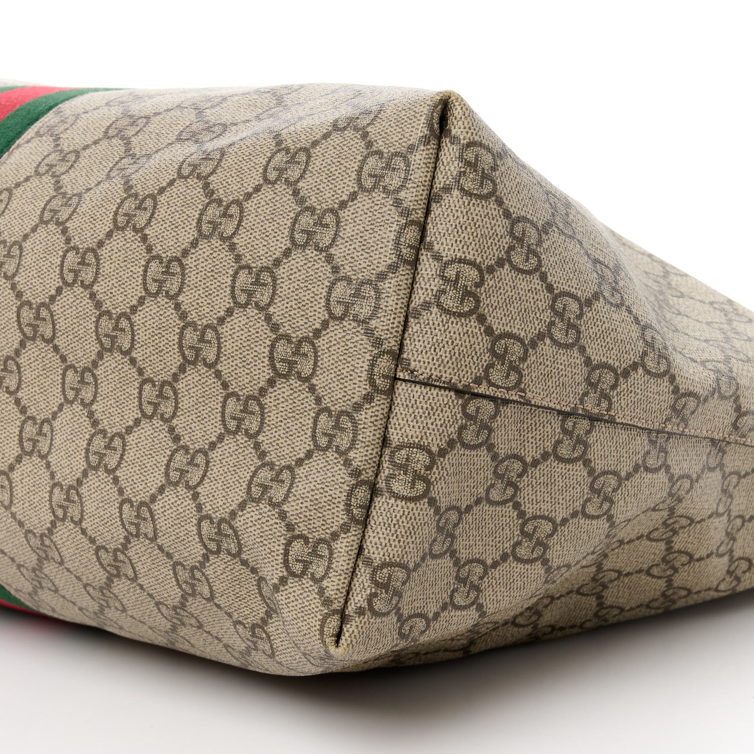 Gucci GG Supreme Monogram Medium Ophidia Shopping Tote Brown 11 of 12