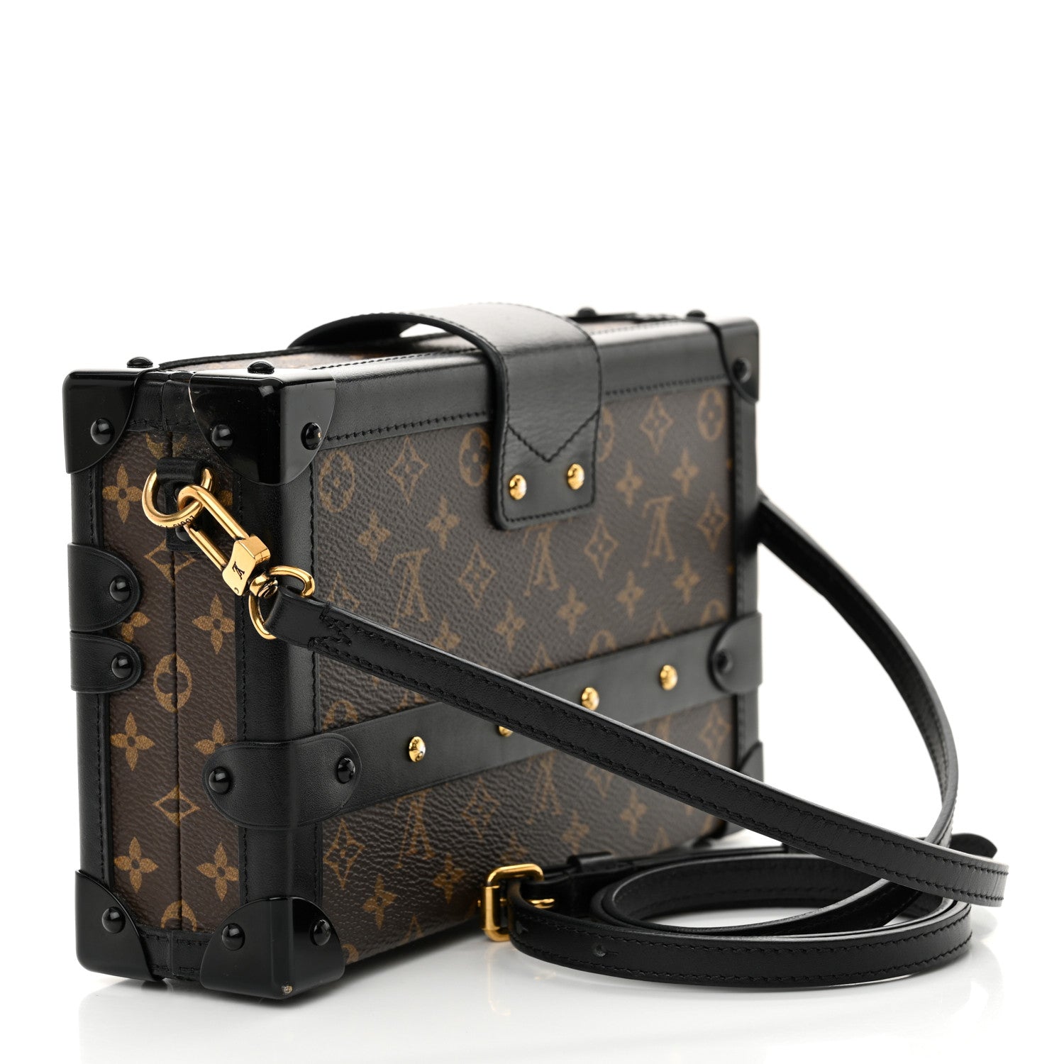 Louis Vuitton Monogram Petite Malle Black 3 of 12