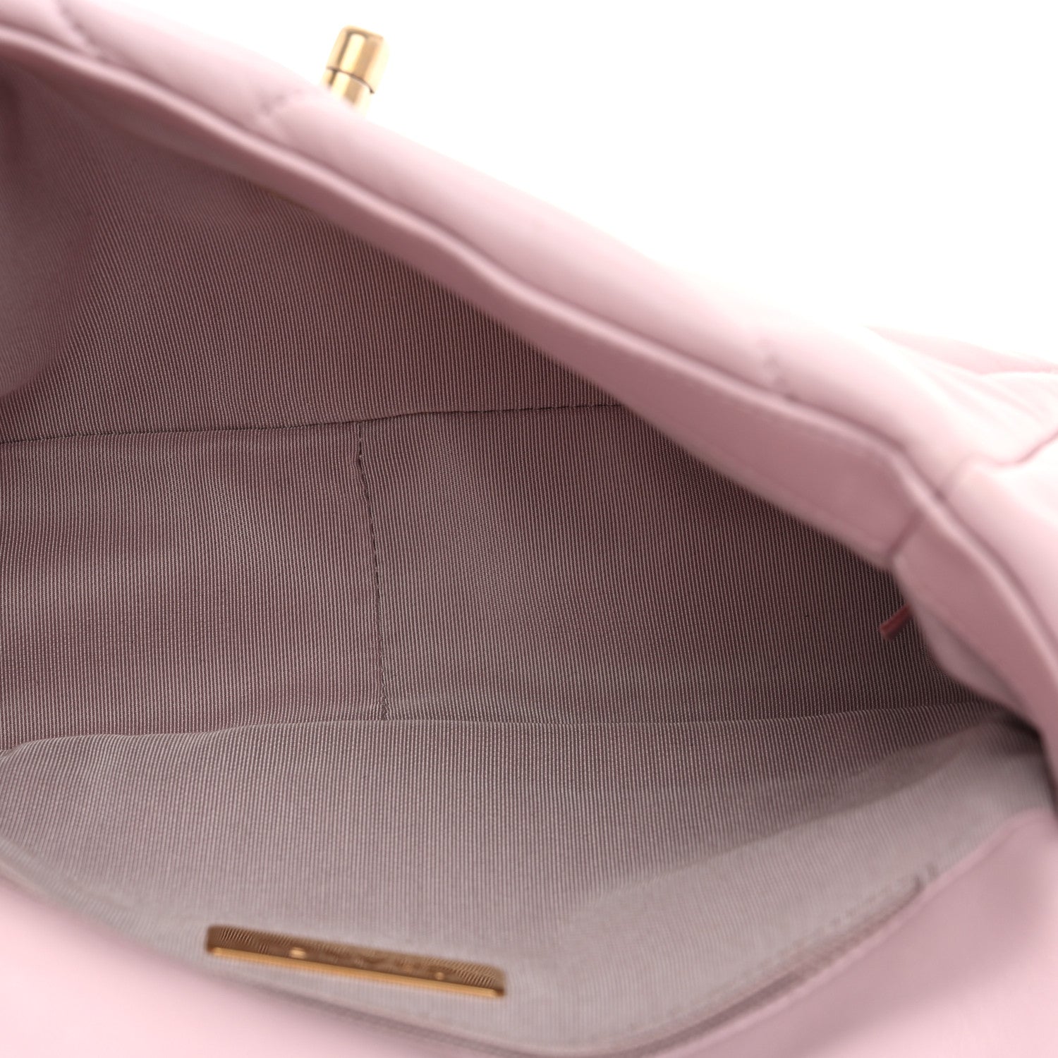 Chanel Lambskin Quilted Medium Chanel 19 Flap Light Pink 5 of 10
