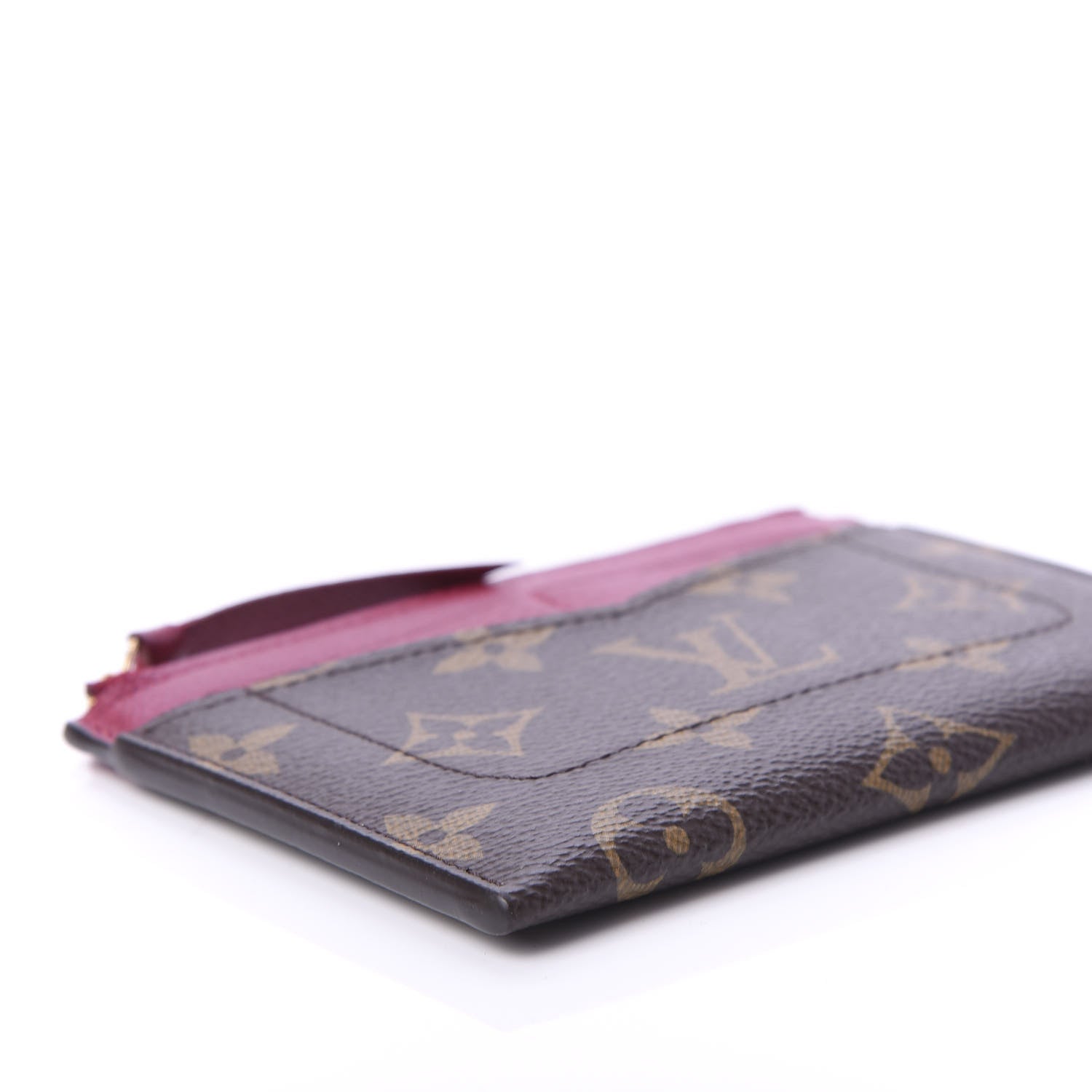 Louis Vuitton Monogram Zipped Card Holder Fuchsia 7 of 9