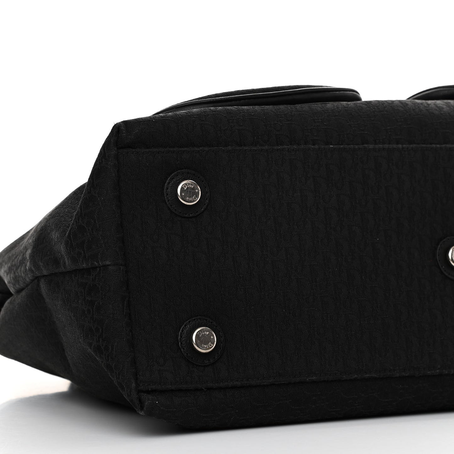 Monogram Large My Dior Frame Pocket Satchel Black