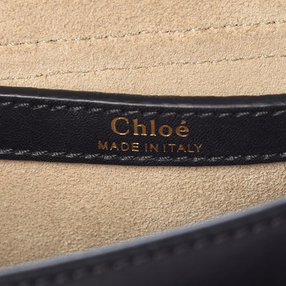 Chloe Calfskin Braided Small Hudson Shoulder Bag Black 6 of 12