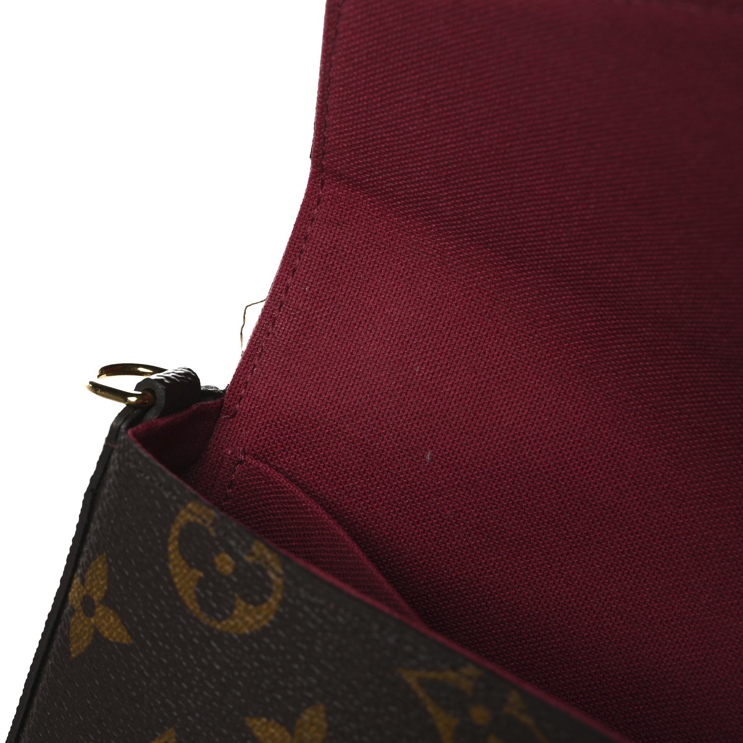 Louis Vuitton Monogram Pochette Felicie Chain Wallet Fuchsia 13 of 14