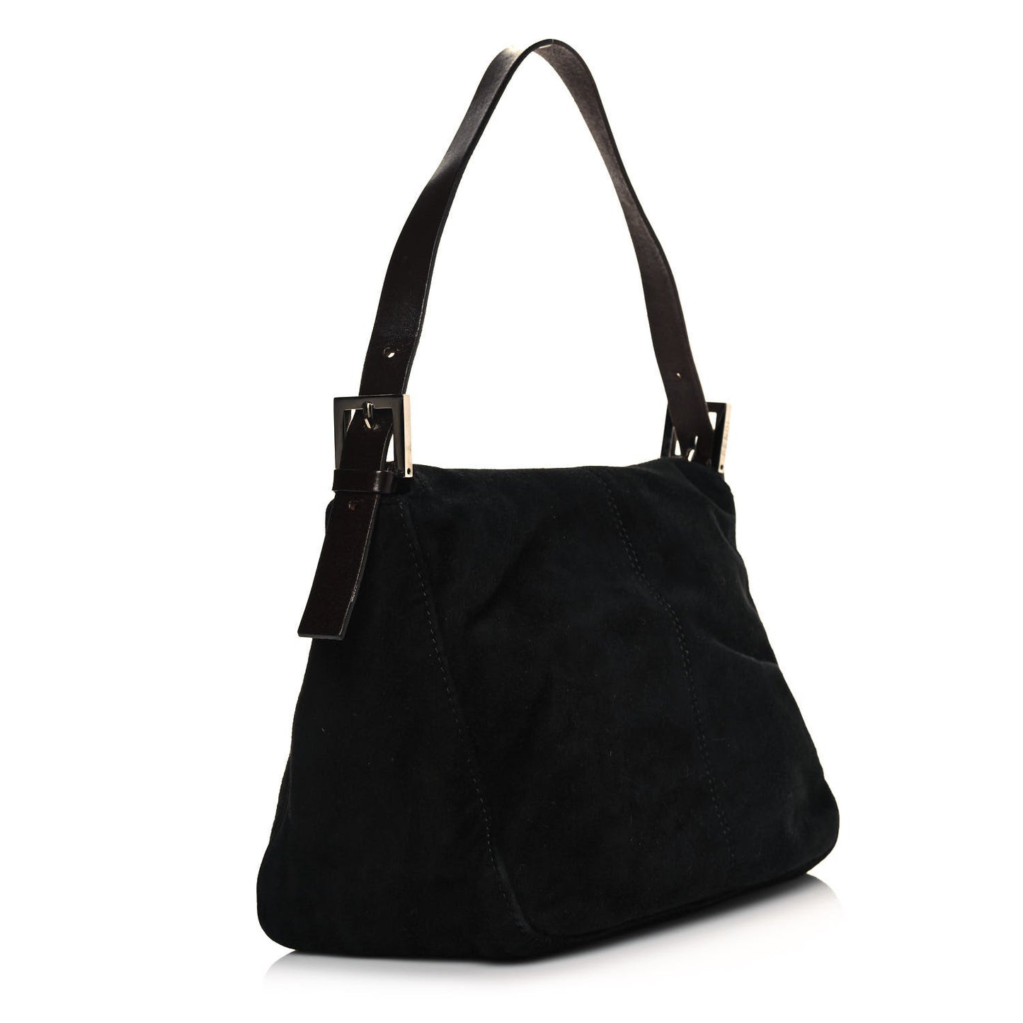 Suede Shoulder Bag Black