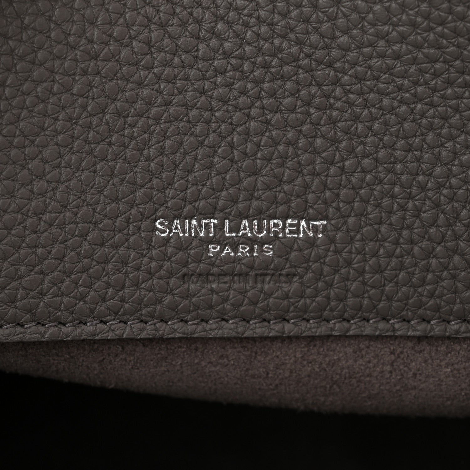 Saint Laurent Grained Calfskin Baby Supple Sac De Jour Fog 5 of 9