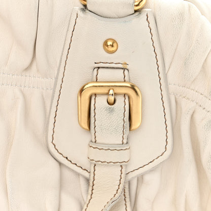 Prada Nappa Gaufre Shopping Satchel White 12 of 28
