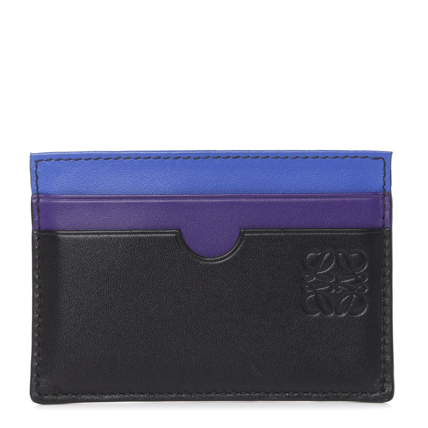 Soft Calfskin Plain Card Holder Multicolor