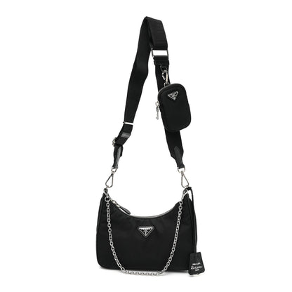 Prada Nylon Re-Edition 2005 Shoulder Bag Black 1 of 8