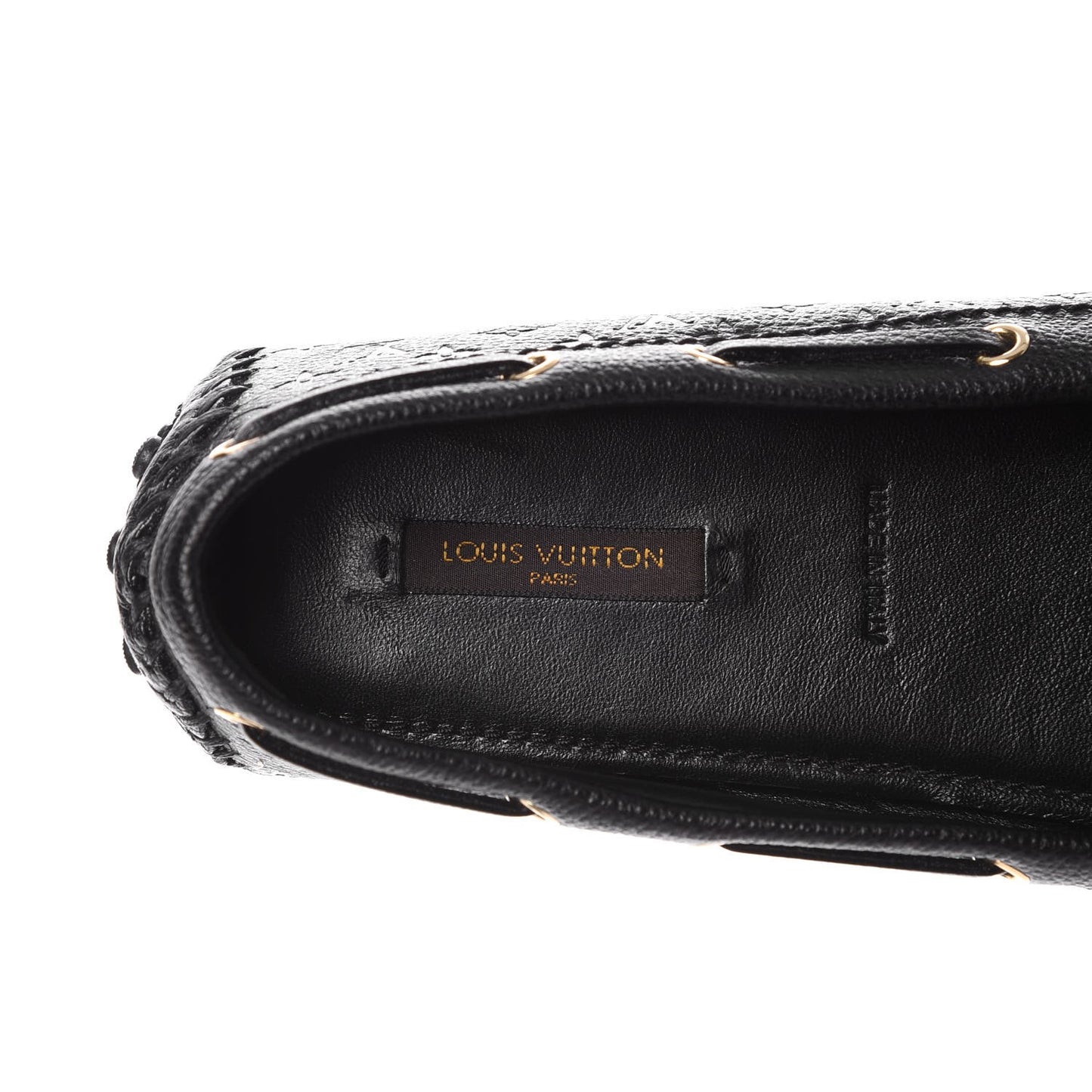 Calfskin Monogram Gloria Loafers 40 Black