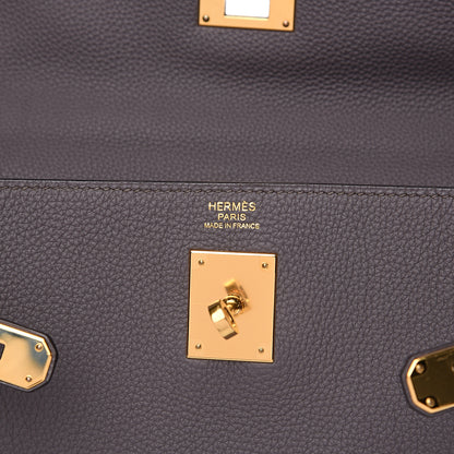 Hermes Togo Kelly Retourne 32 Etain 5 of 9